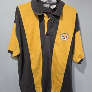 RARE Edge 1998 NFL Pittsburgh Steelers Polo Shirt XLSmall mark as shown in pho